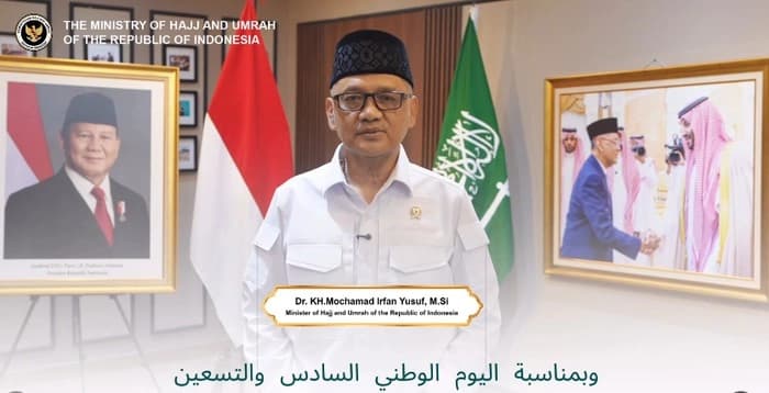 Hari Nasional Saudi ke-96, Menteri Haji RI Harap Layanan Haji-Umrah Makin Baik